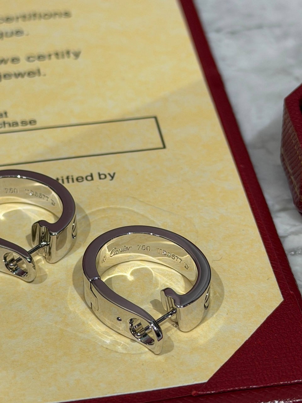 Серьги Cartier Love Ring 4