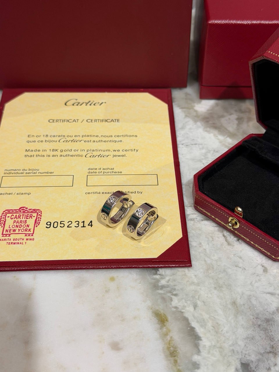Серьги Cartier Love Ring 6