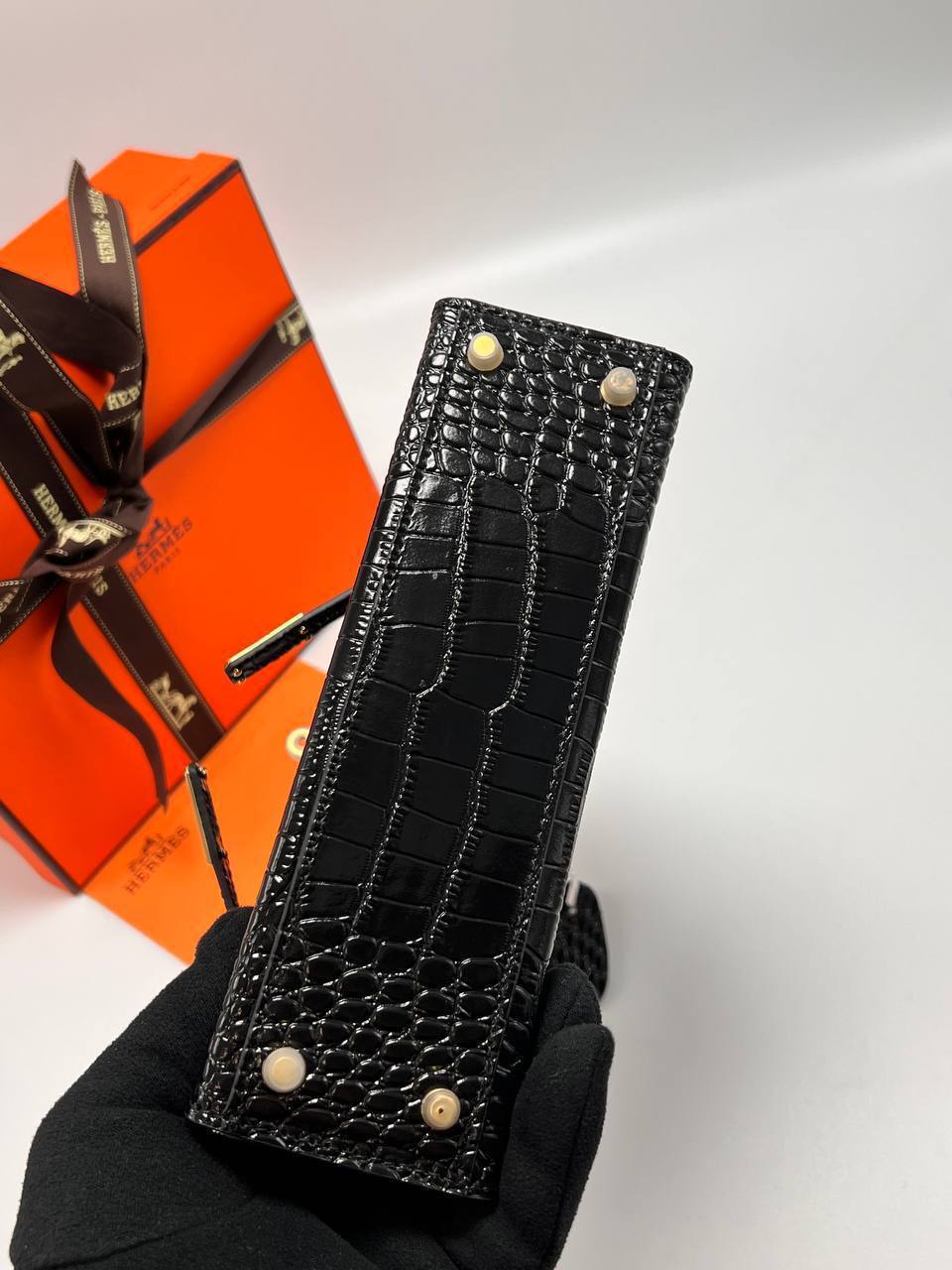 Сумка Hermes Kelly Crocodile 15