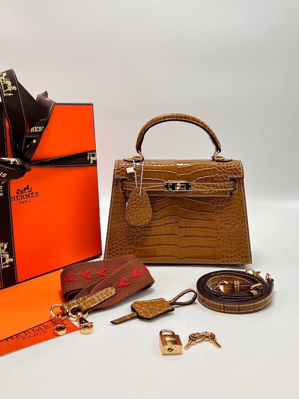 Сумка Hermes Kelly Crocodile 4