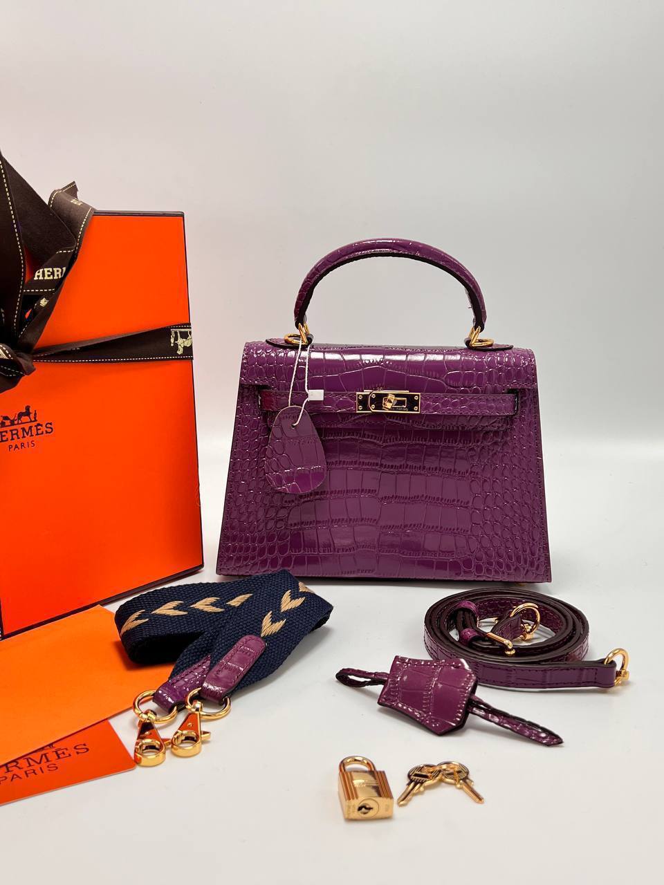 Сумка Hermes Kelly Crocodile 6