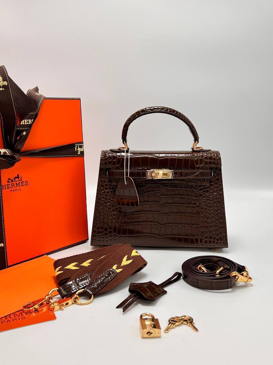 Сумка Hermes Kelly Crocodile 8
