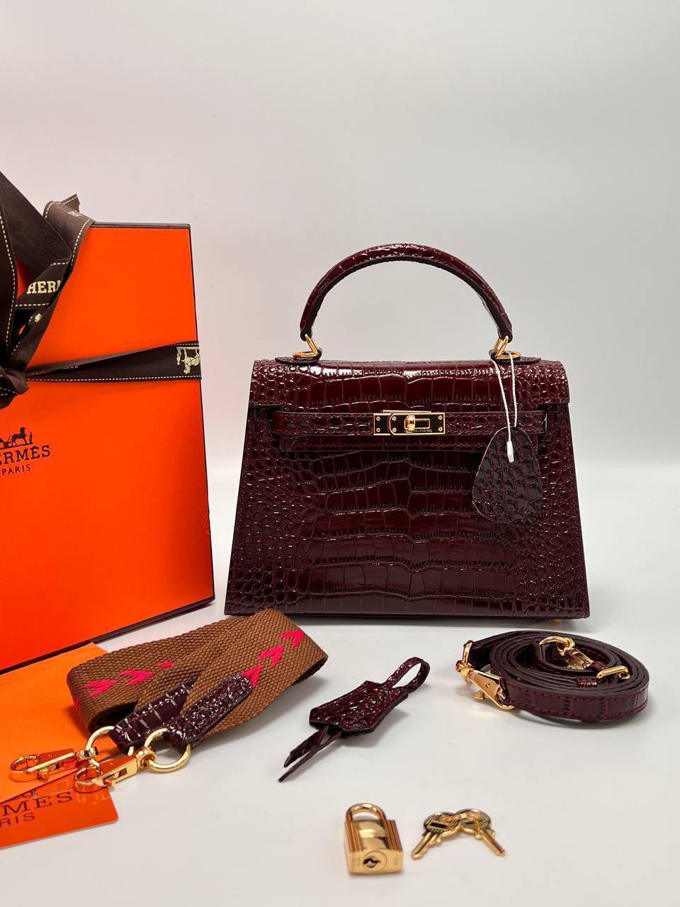 Сумка Hermes Kelly Crocodile 9